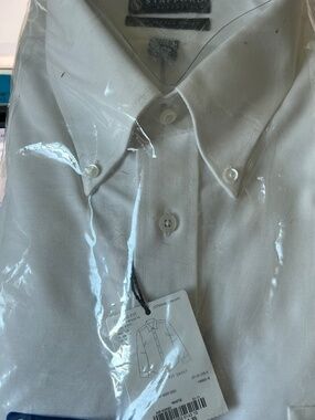 Stanford long sleeve white dress shirt size 17 1/2 nwt